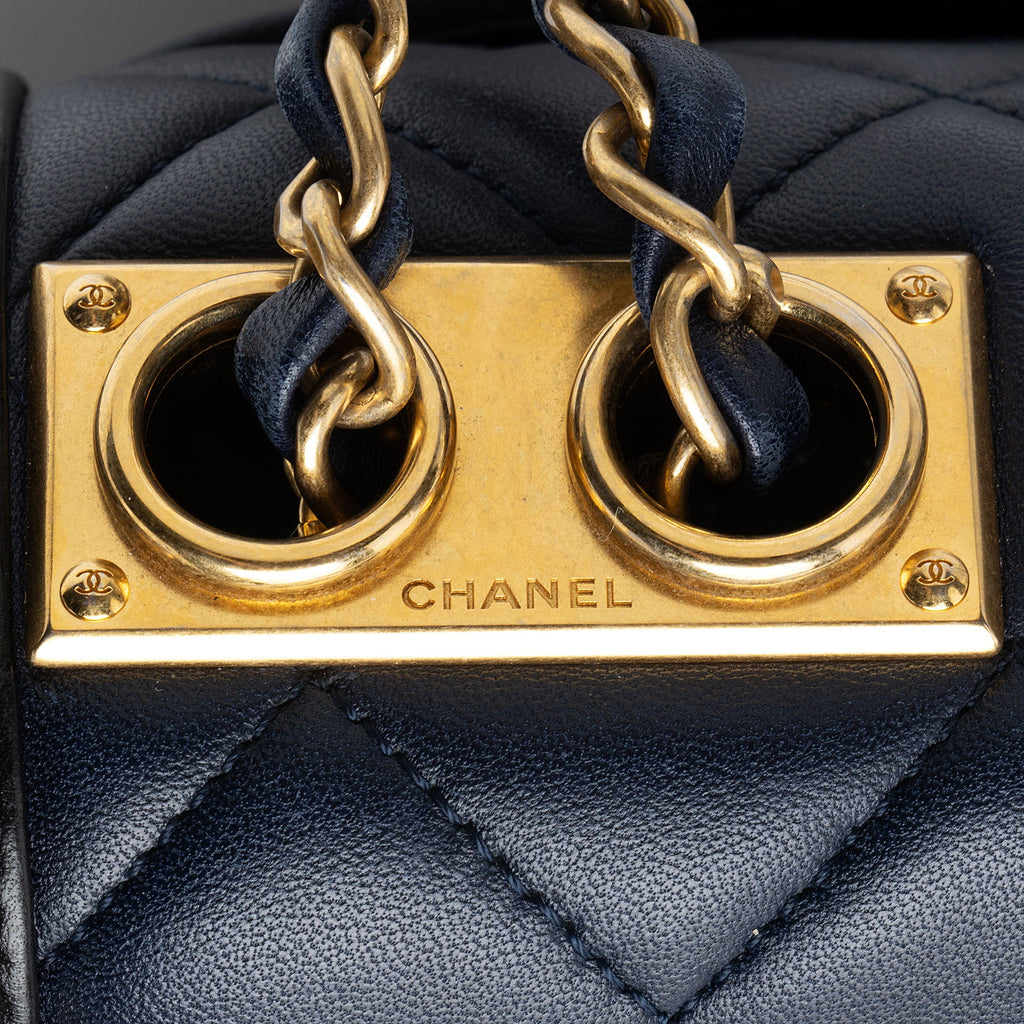 Chanel Quilted Calfskin Elegant Jumbo Flap Bag