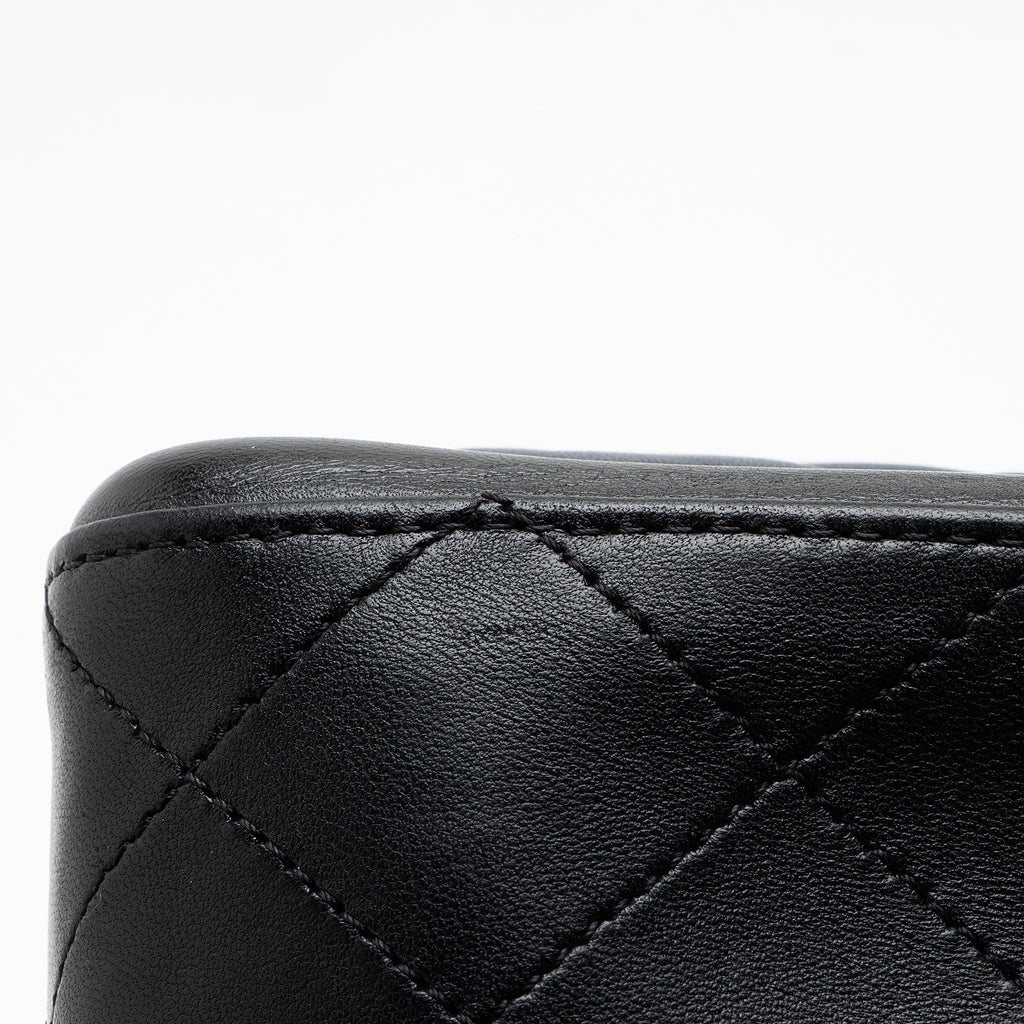 Chanel Quilted Calfskin Elegant Jumbo Flap Bag