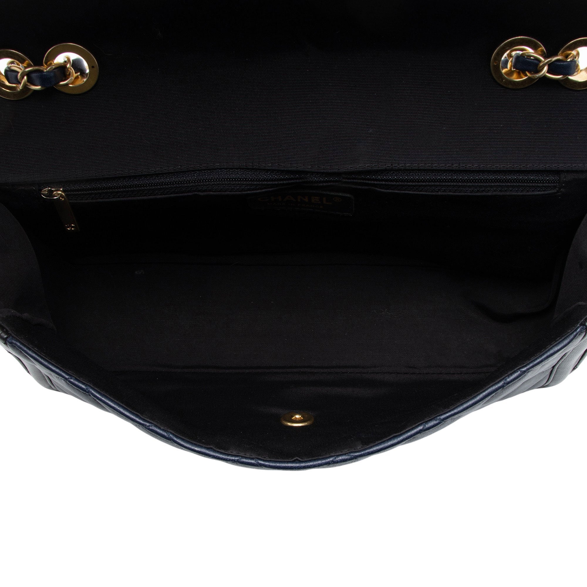 Chanel Quilted Calfskin Elegant Jumbo Flap Bag