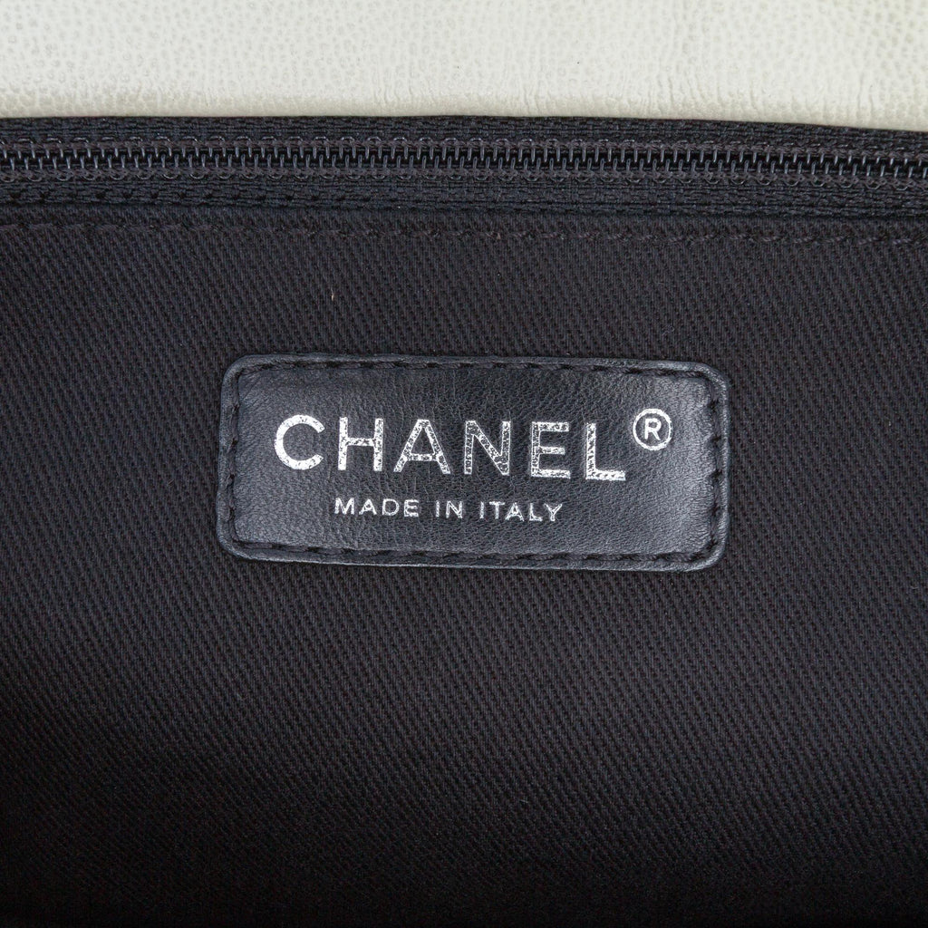 Chanel Quilted Calfskin Expandable Zip Yacht Flap