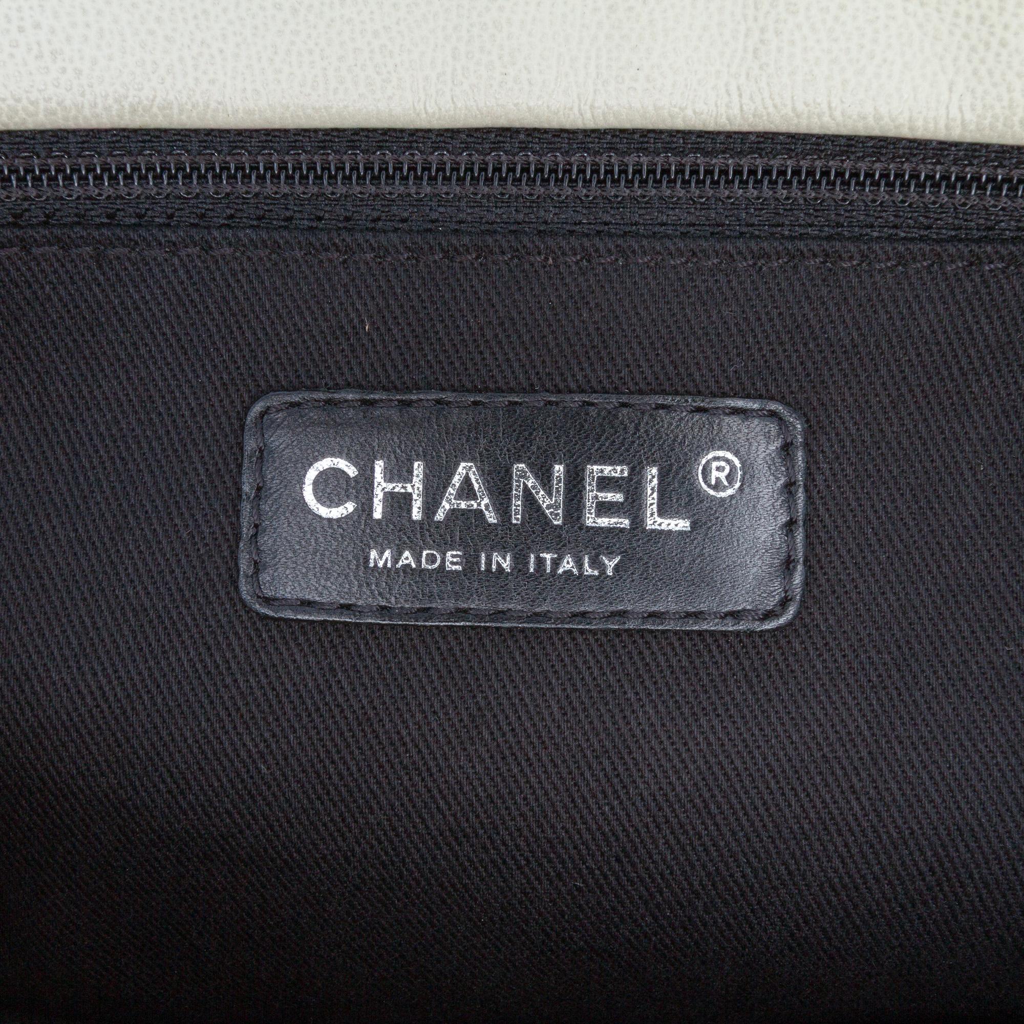 Chanel Quilted Calfskin Expandable Zip Yacht Flap