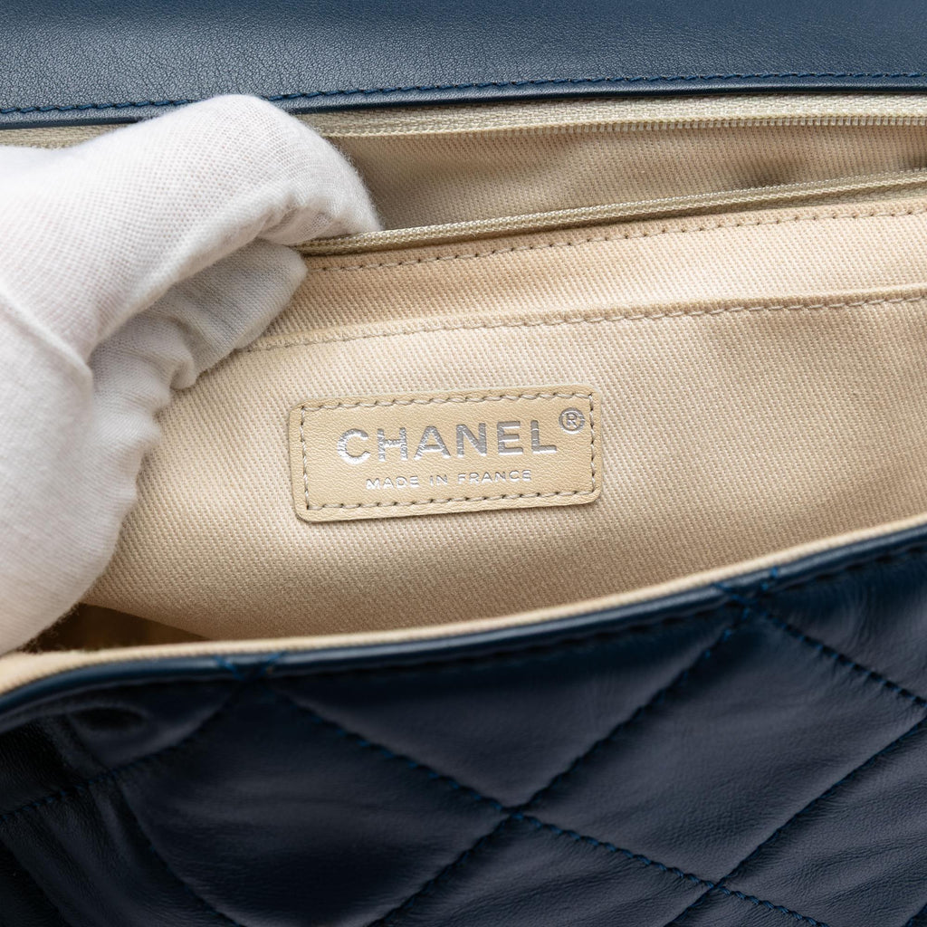 Chanel Quilted Calfskin In The Business Flap