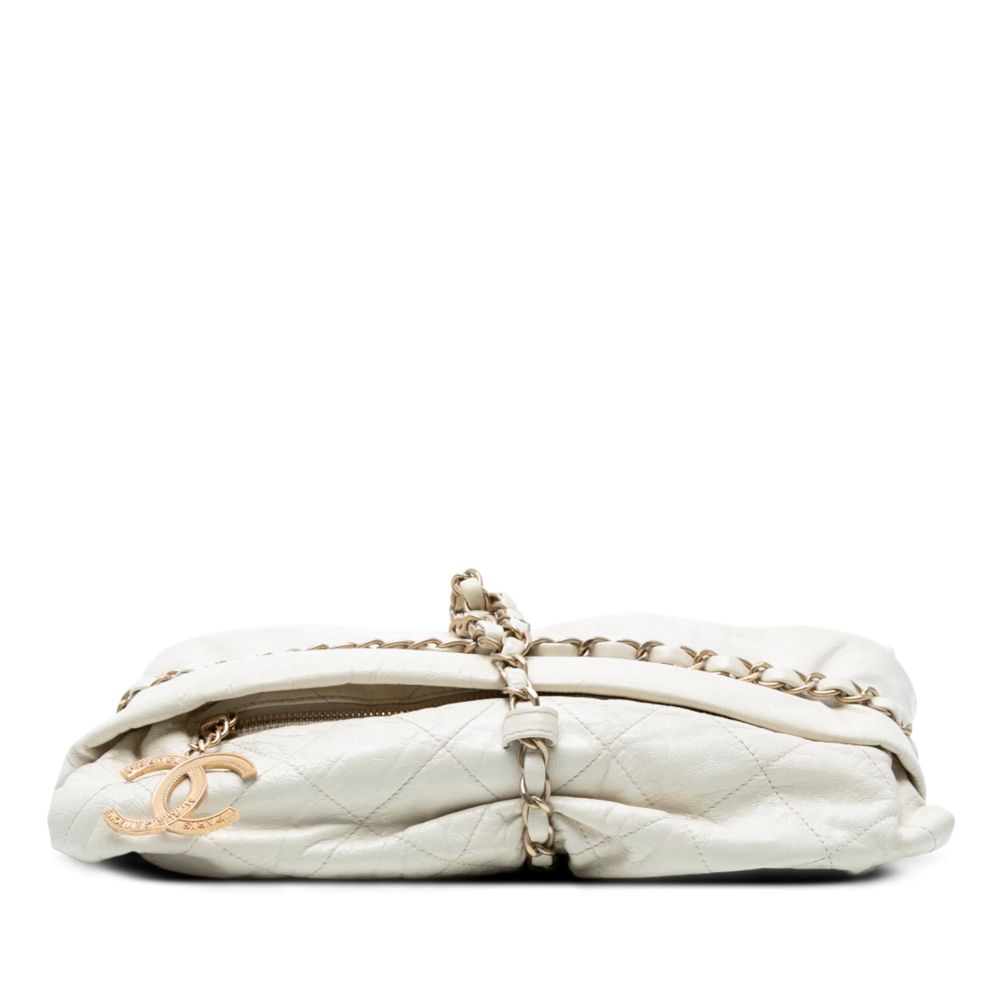 Chanel Quilted Calfskin Midnight Swim Baluchon Bag