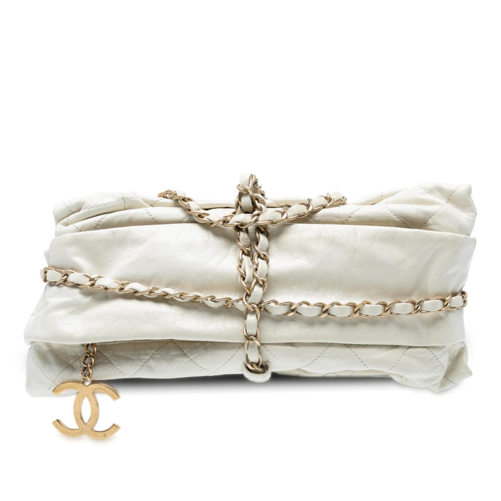 Chanel Quilted Calfskin Midnight Swim Baluchon Bag