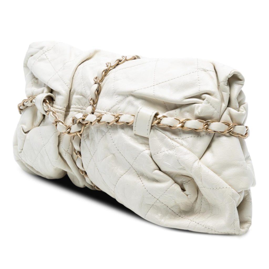 Chanel Quilted Calfskin Midnight Swim Baluchon Bag