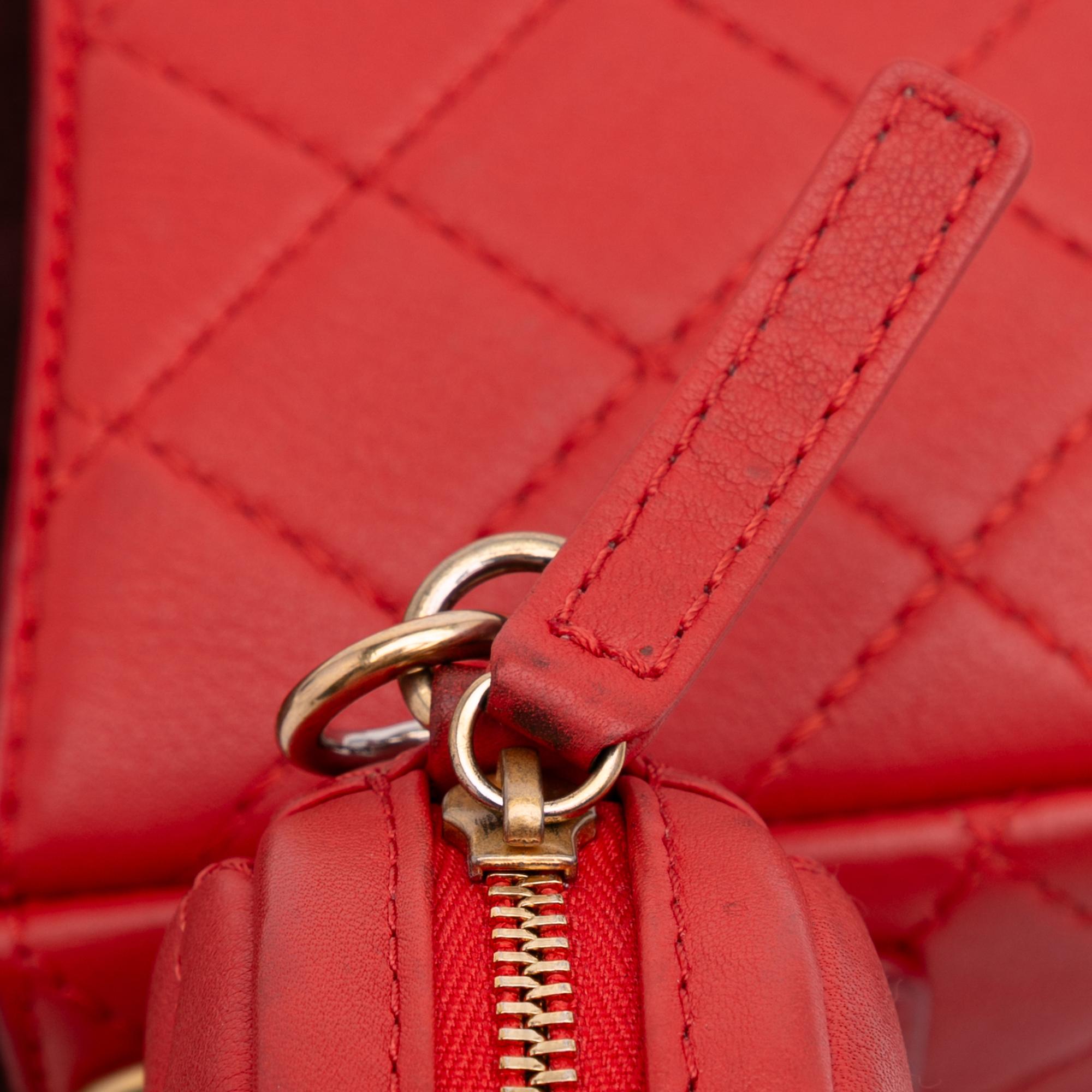 Chanel Quilted Calfskin Multi Pouching Flap