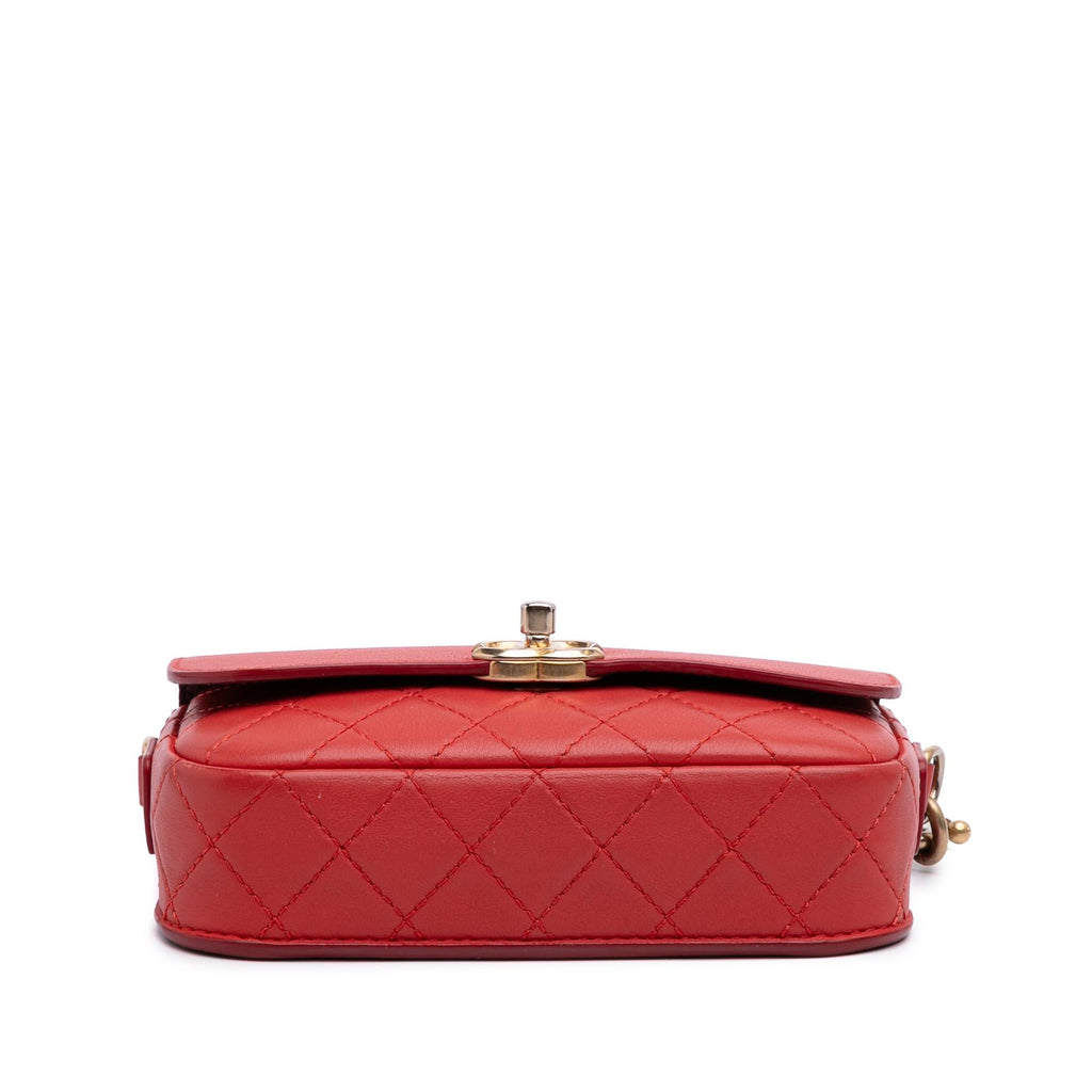 Chanel Quilted Calfskin Multi Pouching Flap
