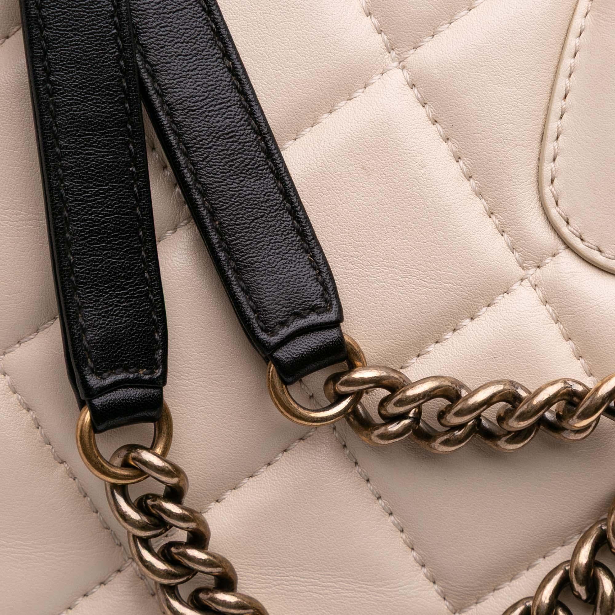 Chanel Quilted Calfskin Portobello Satchel