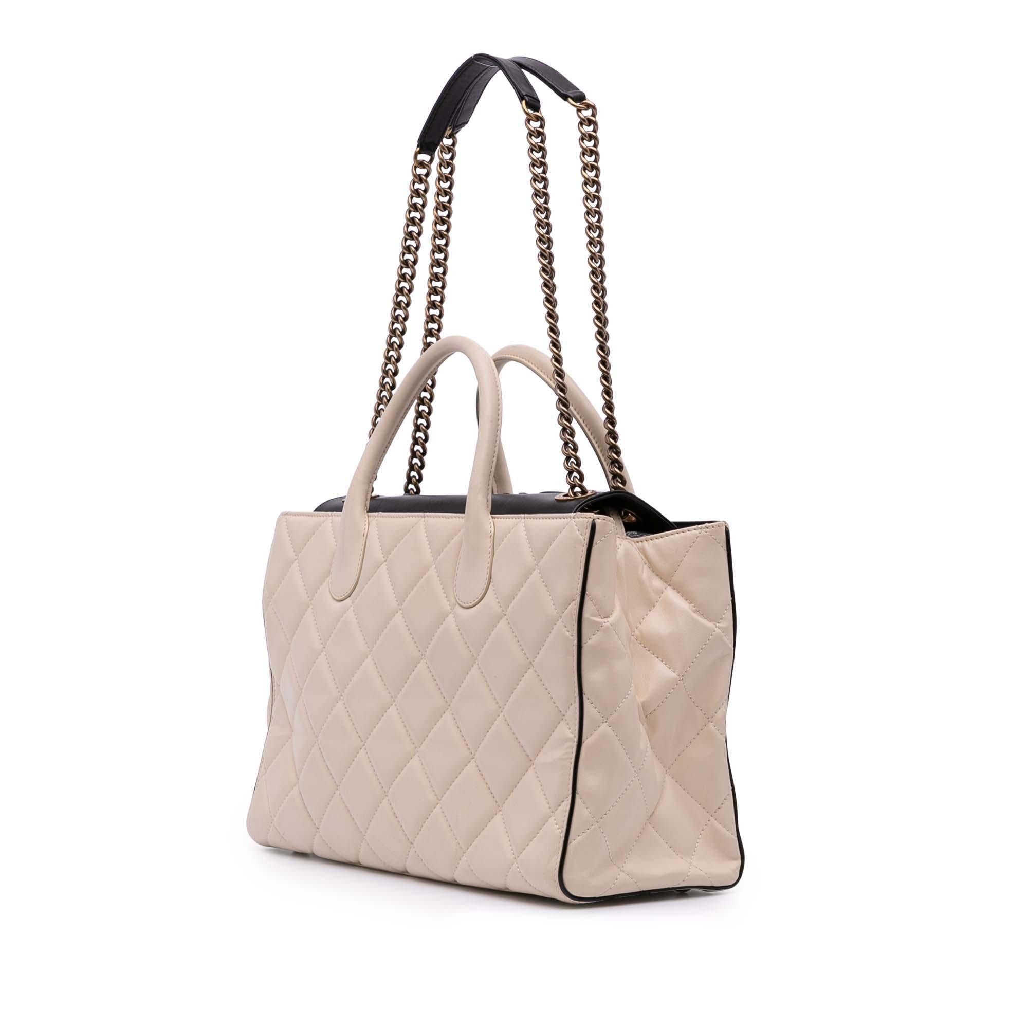 Chanel Quilted Calfskin Portobello Satchel