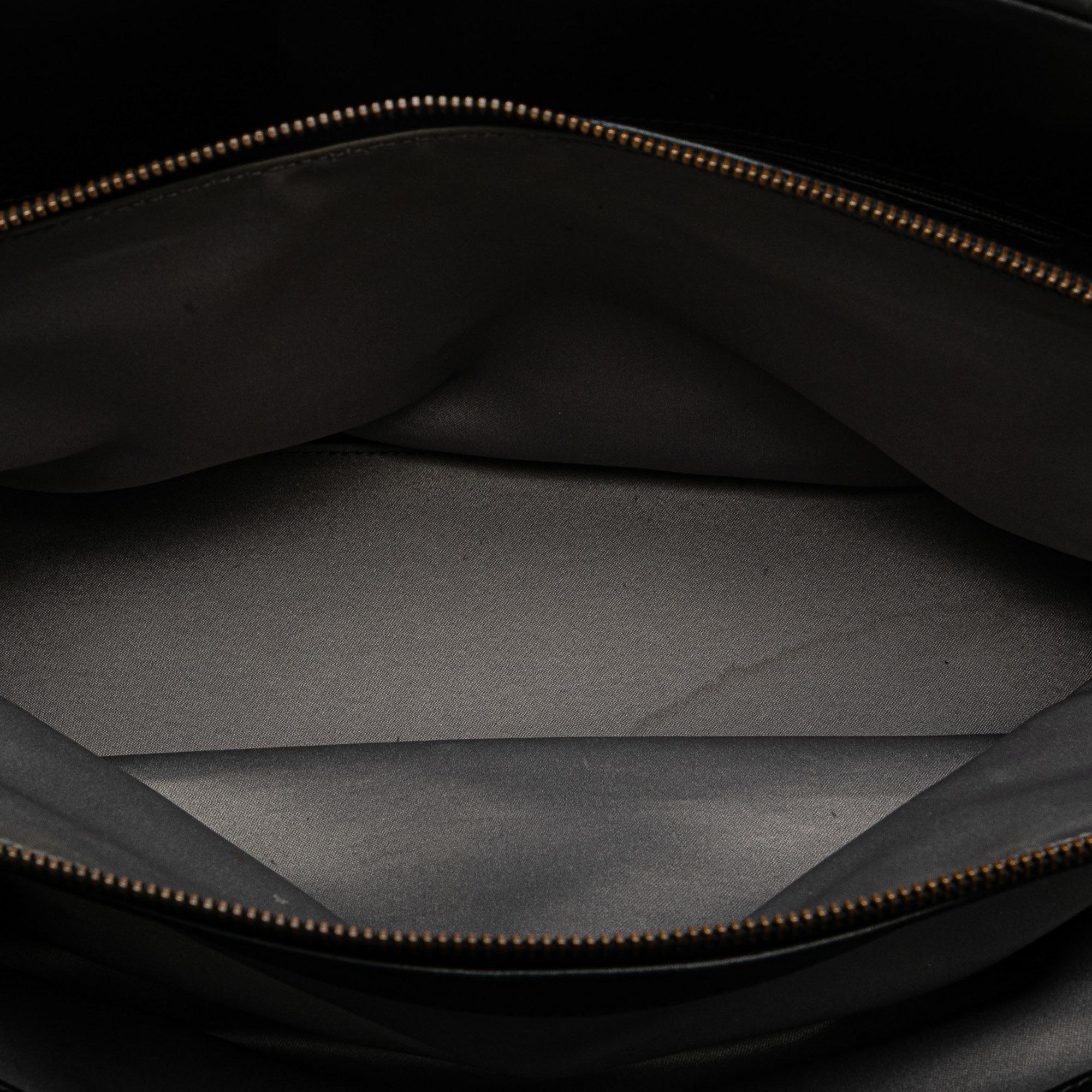 Chanel Quilted Calfskin Stitch Triptych Shoulder Bag