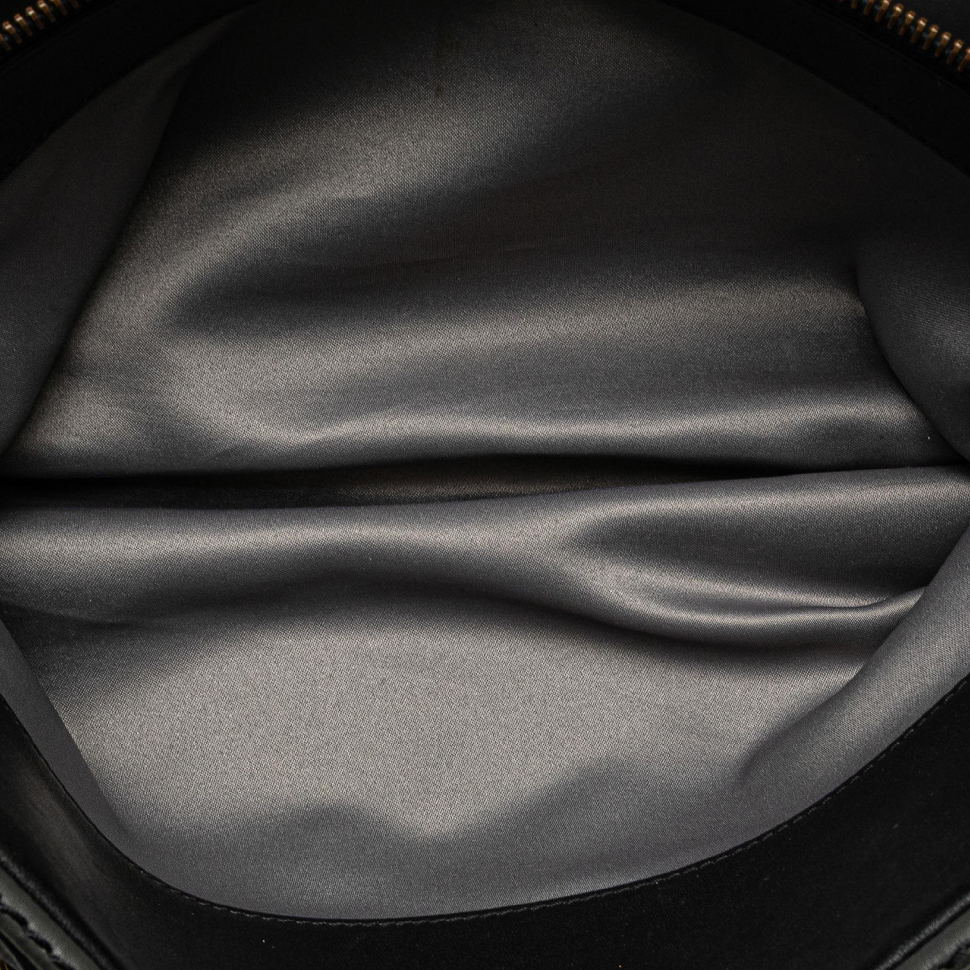 Chanel Quilted Calfskin Stitch Triptych Shoulder Bag