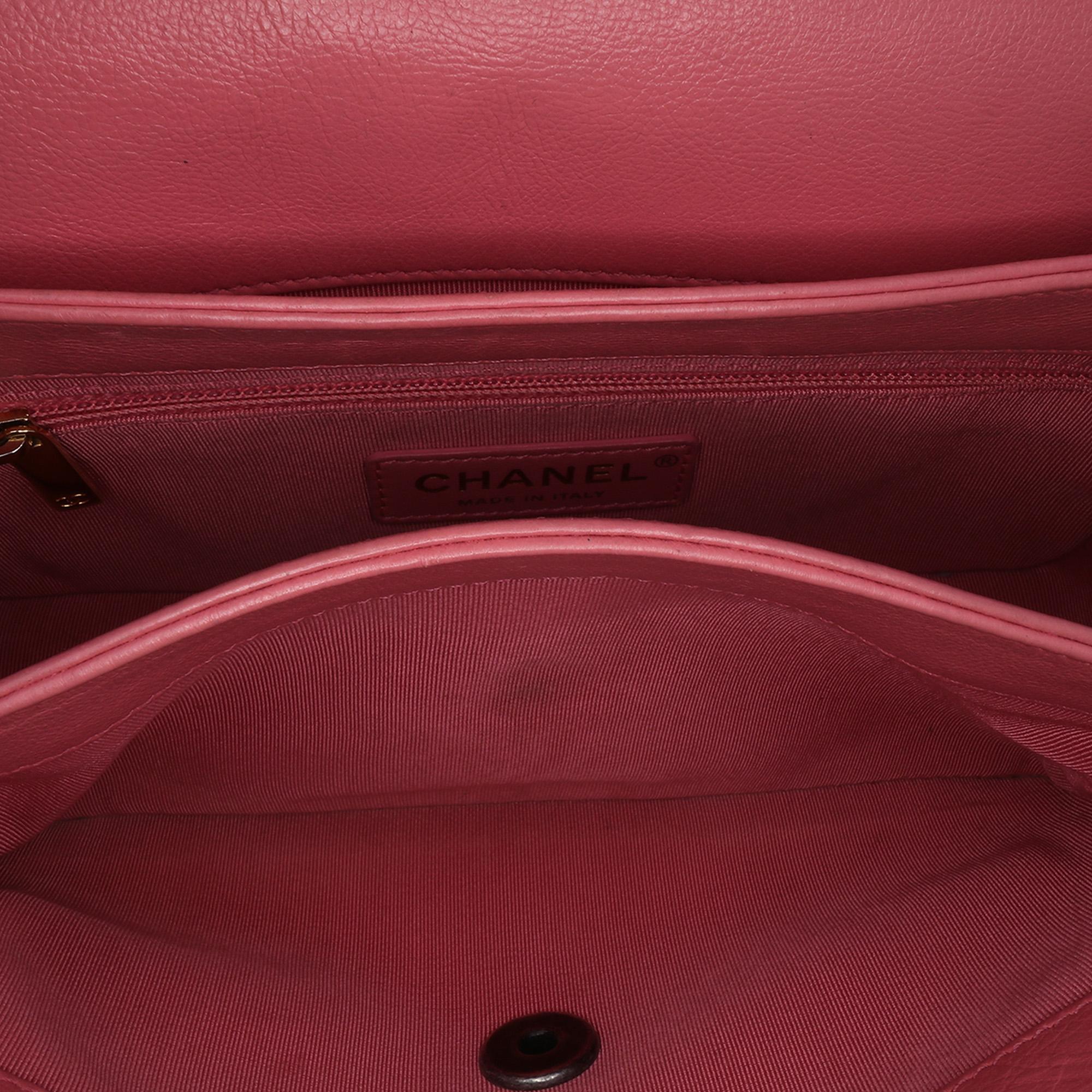 Chanel Quilted Calfskin Straight Lined Flap