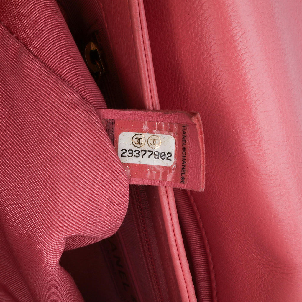 Chanel Quilted Calfskin Straight Lined Flap