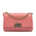 Chanel Quilted Calfskin Straight Lined Flap