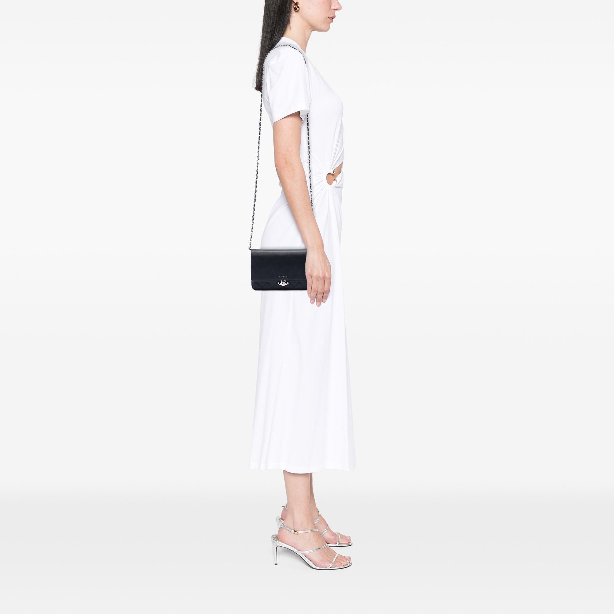 Chanel Quilted Calfskin Urban Companion Wallet on Chain