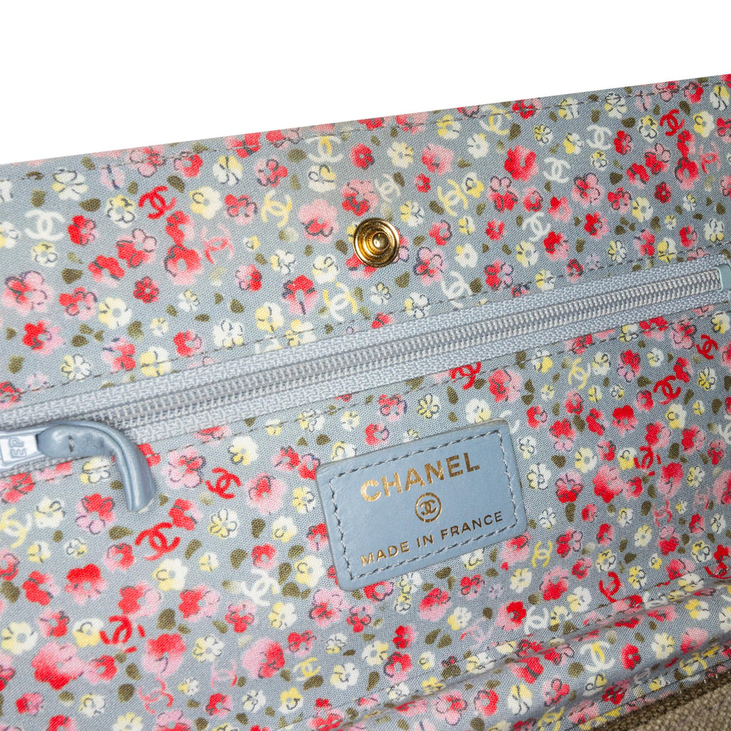 Chanel Quilted Canvas Coco Cuba Charms Wallet On Chain