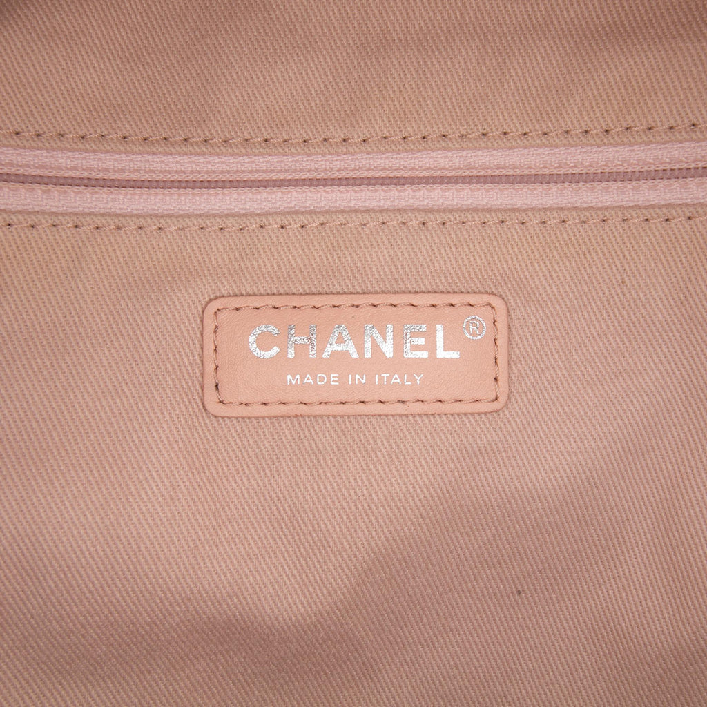 Chanel Quilted Canvas Front Pocket Fringe Backpack