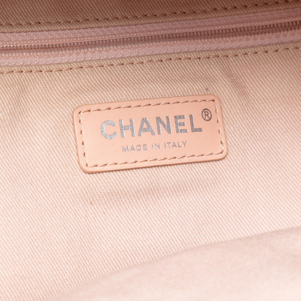 Chanel Quilted Canvas Front Pocket Fringe Backpack