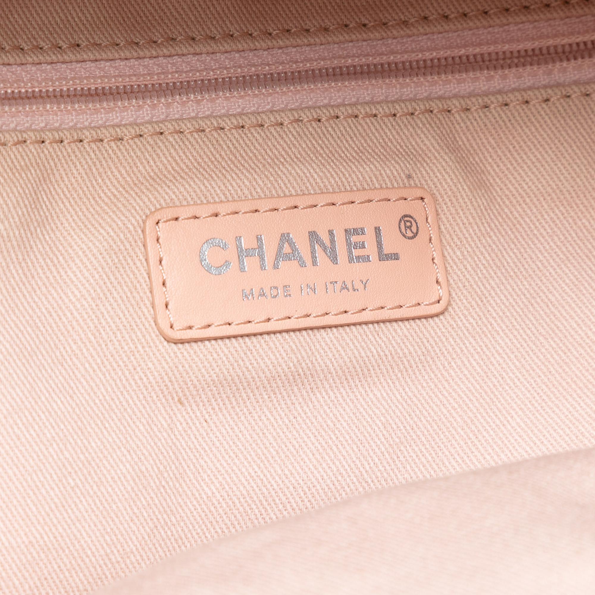 Chanel Quilted Canvas Front Pocket Fringe Backpack