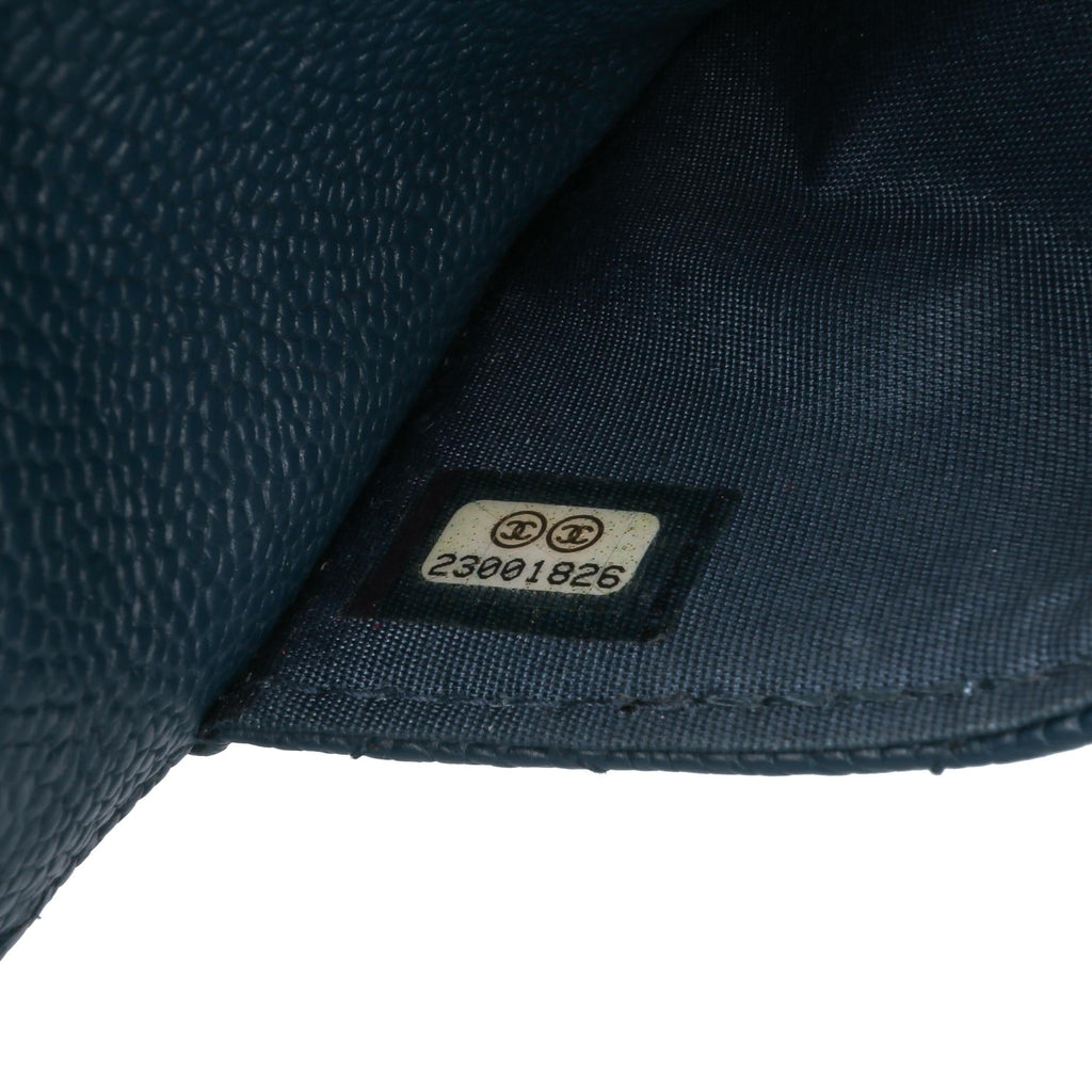 Chanel Quilted Caviar Boy Wallet on Chain