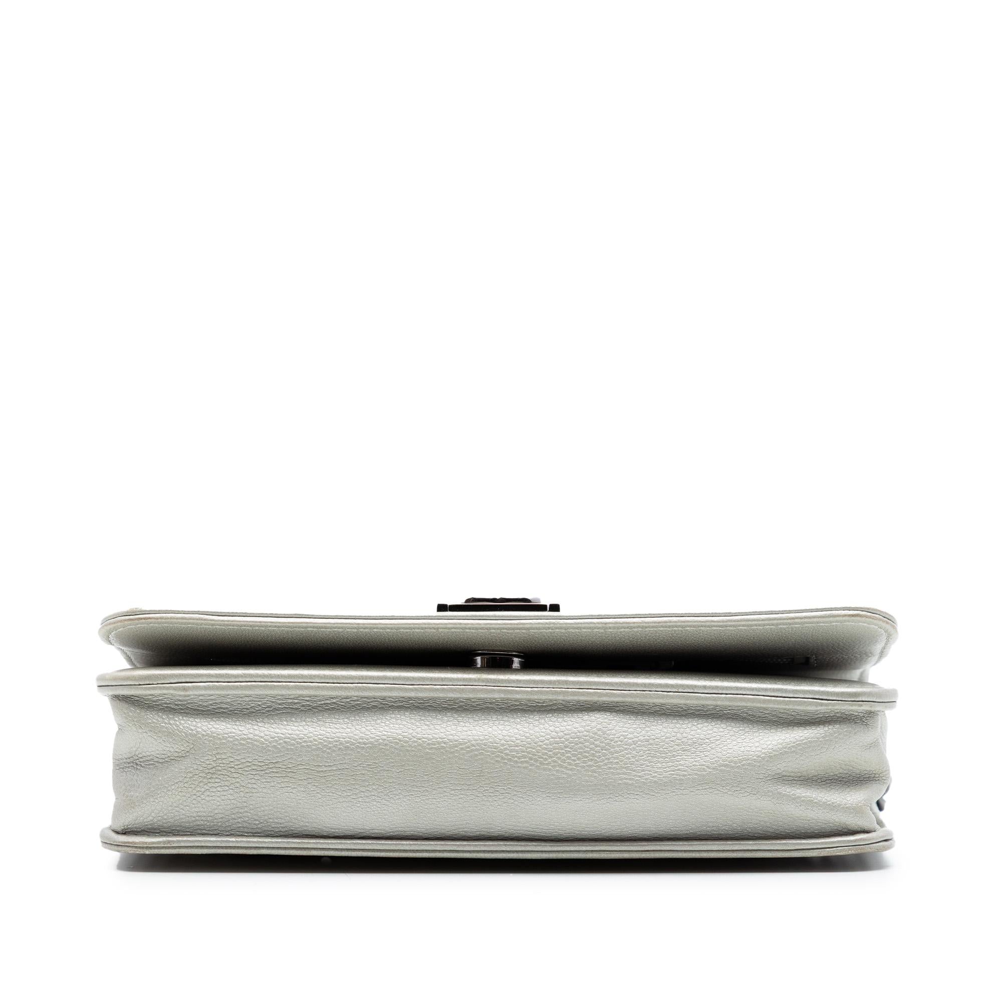 Chanel Quilted Caviar Boy Wallet on Chain