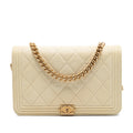 Chanel Quilted Caviar Boy Wallet on Chain