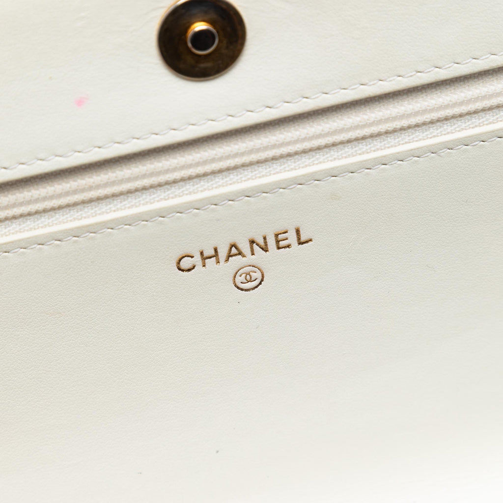 Chanel Quilted Caviar Boy Wallet on Chain