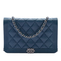 Chanel Quilted Caviar Boy Wallet on Chain