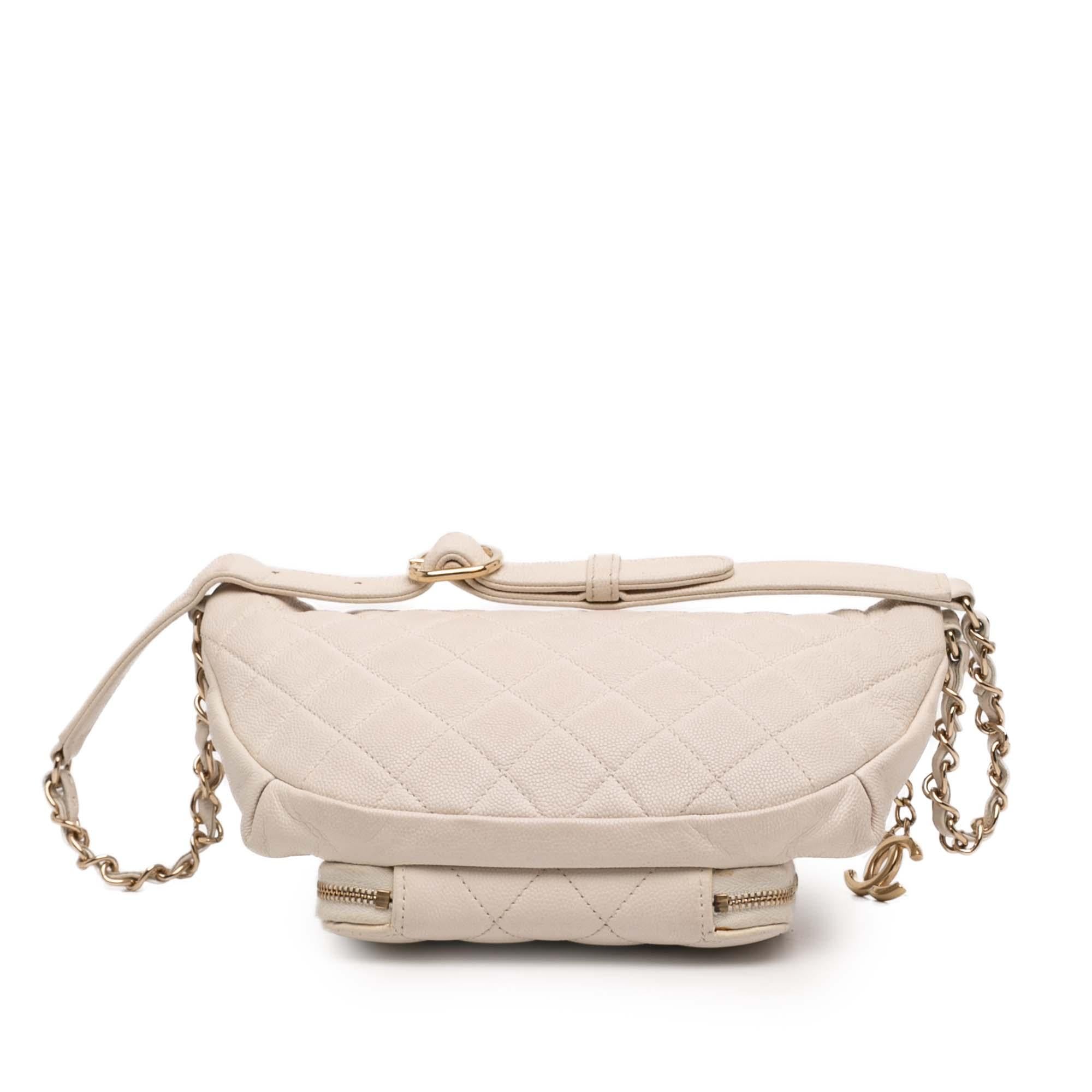 Chanel Quilted Caviar Business Affinity Belt Bag