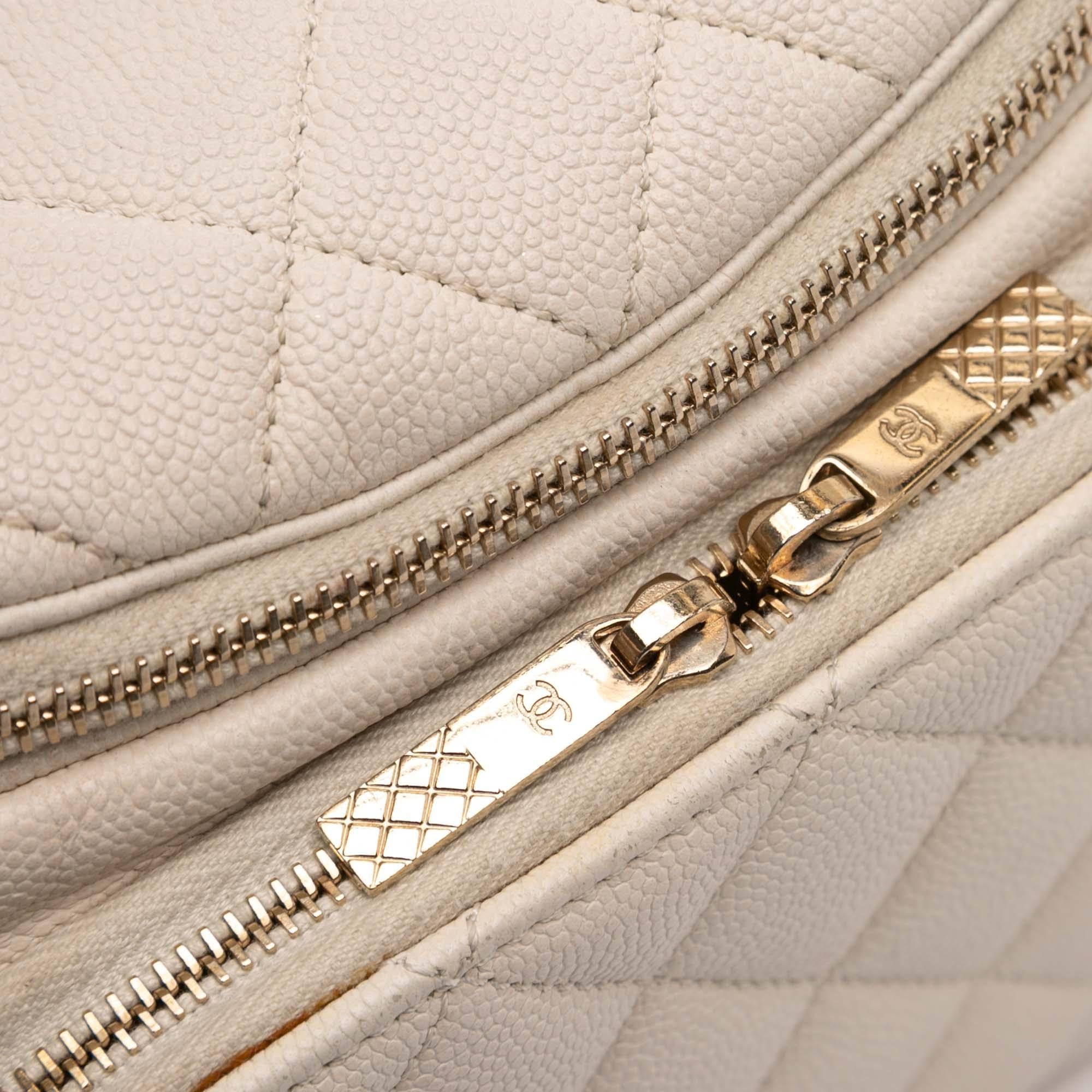 Chanel Quilted Caviar Business Affinity Belt Bag
