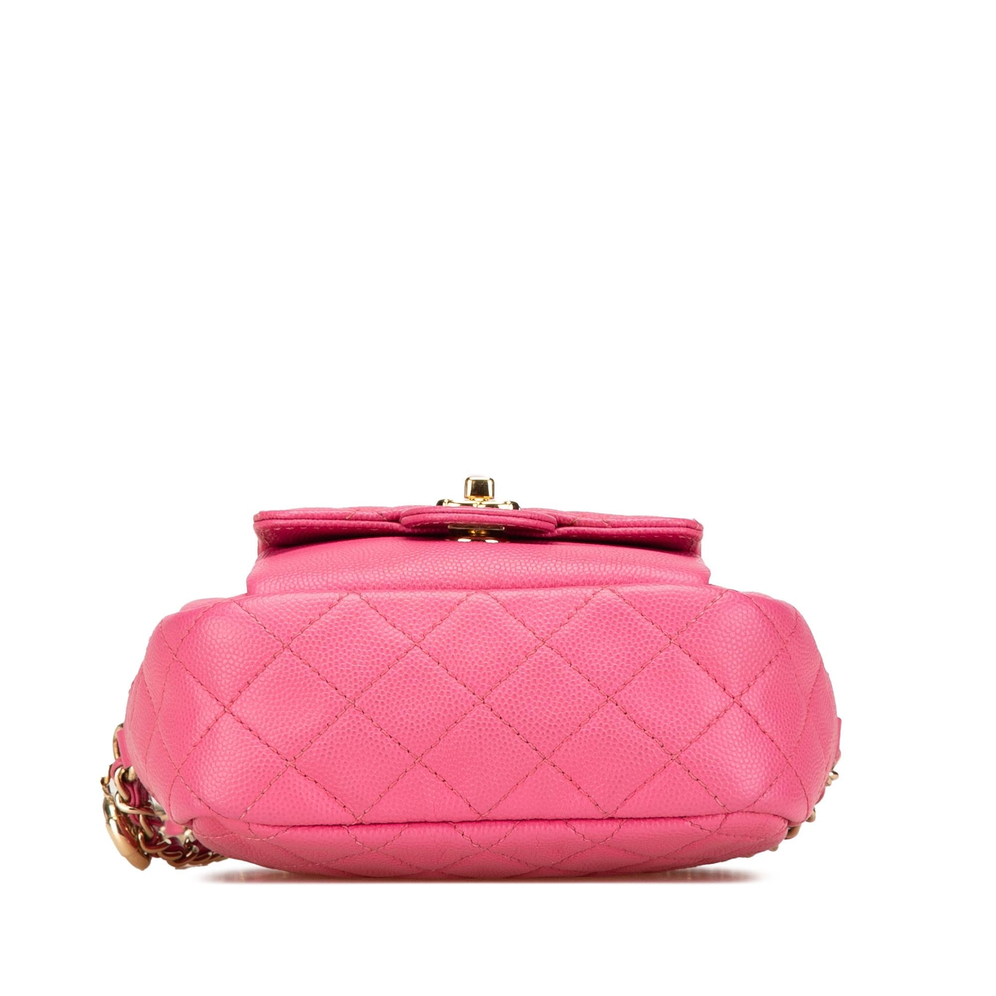 Chanel Quilted Caviar CC Day Camera Bag