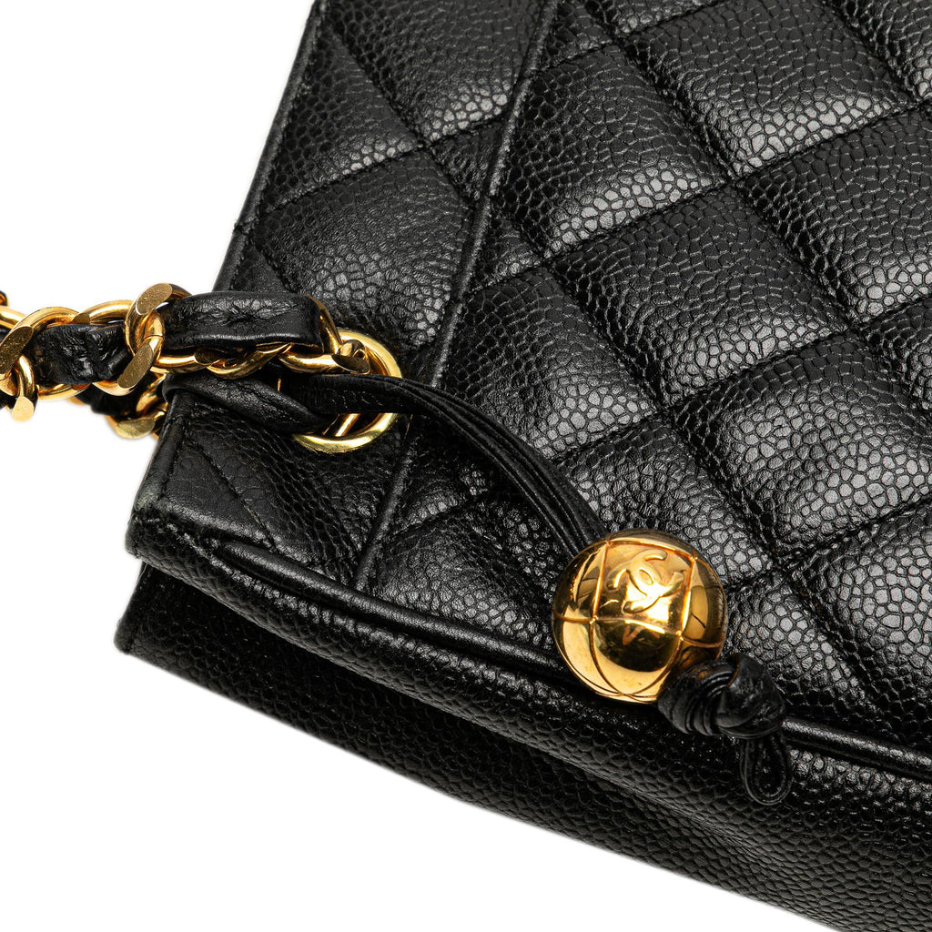 Chanel Quilted Caviar Chain Tote