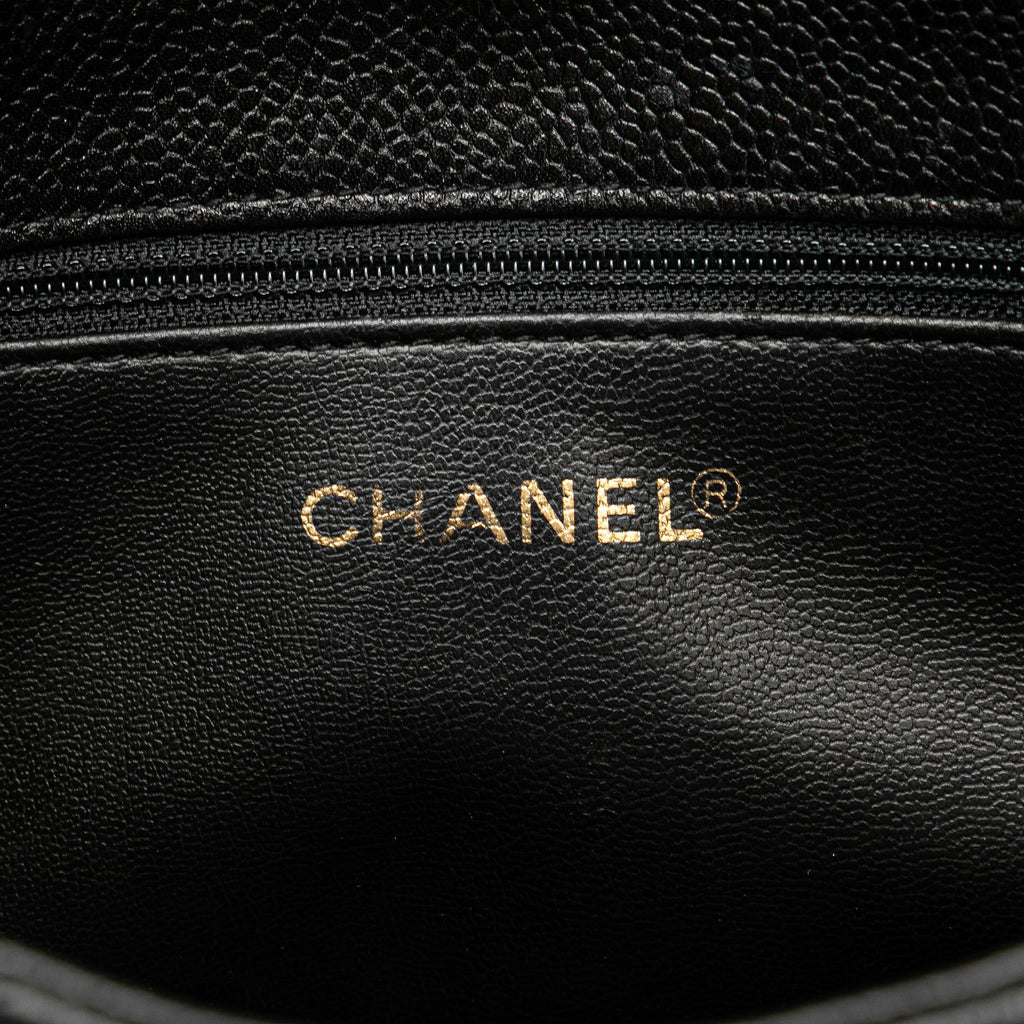 Chanel Quilted Caviar Chain Tote