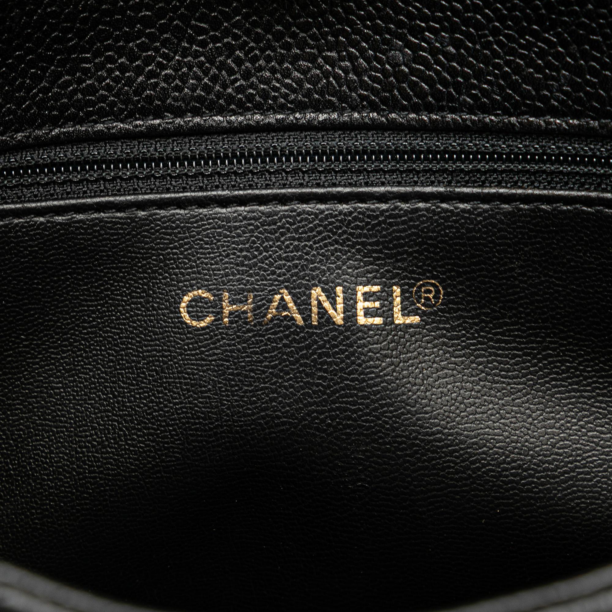 Chanel Quilted Caviar Chain Tote