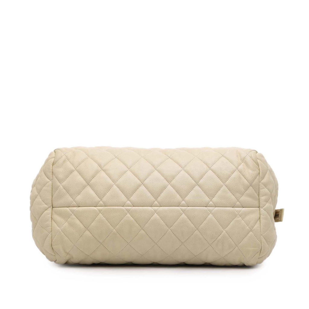 Chanel Quilted Caviar Coco Cocoon Bowler Bag