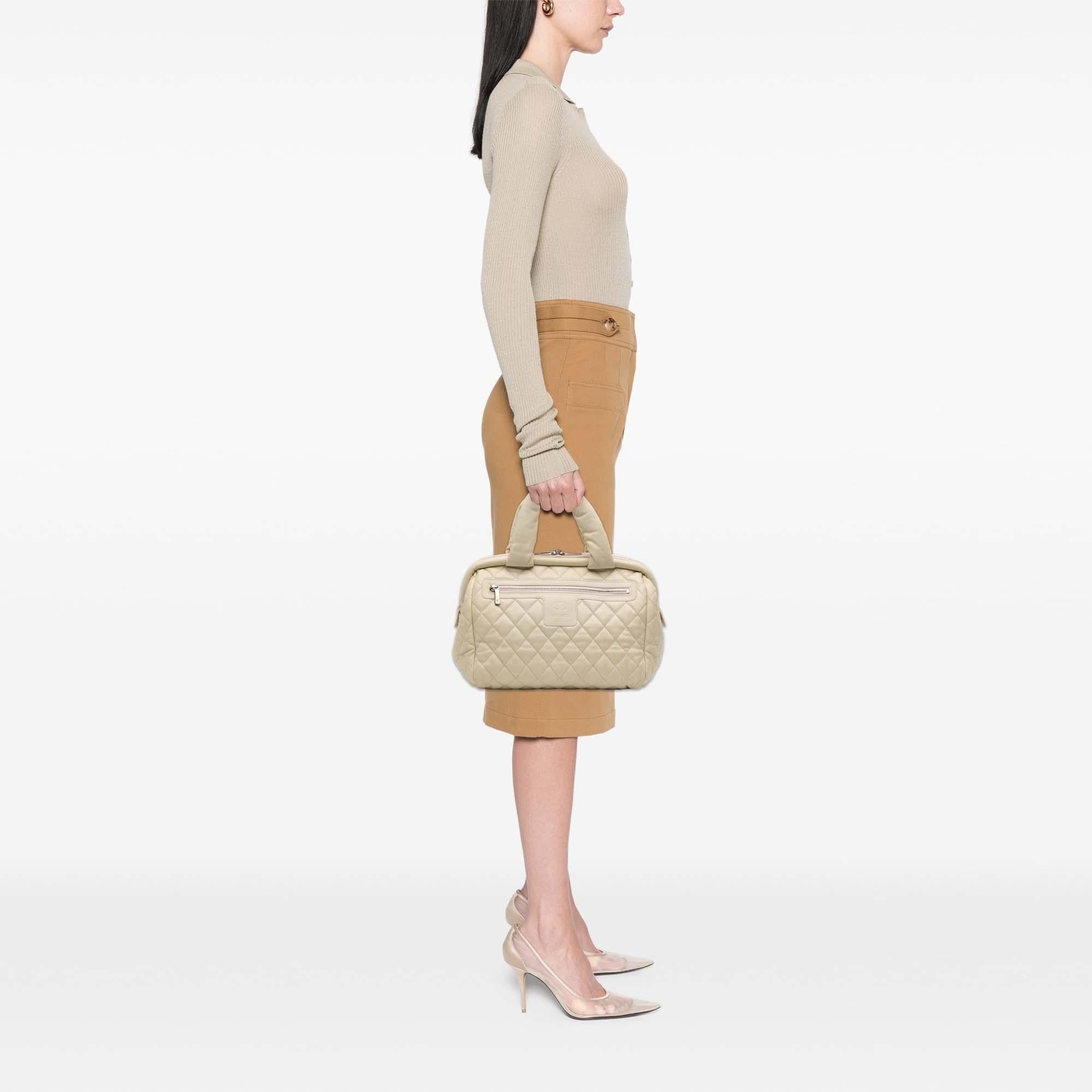 Chanel Quilted Caviar Coco Cocoon Bowler Bag