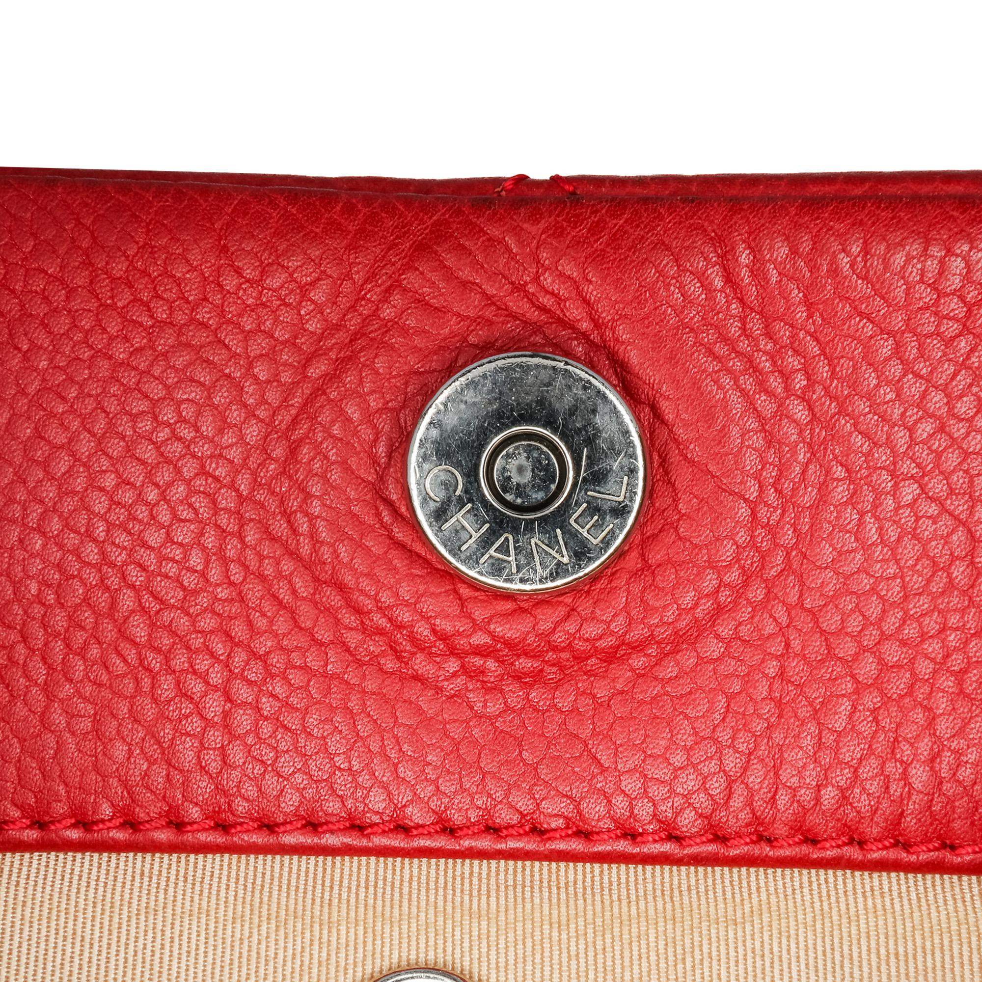 Chanel Quilted Caviar Expandable Zip Tote