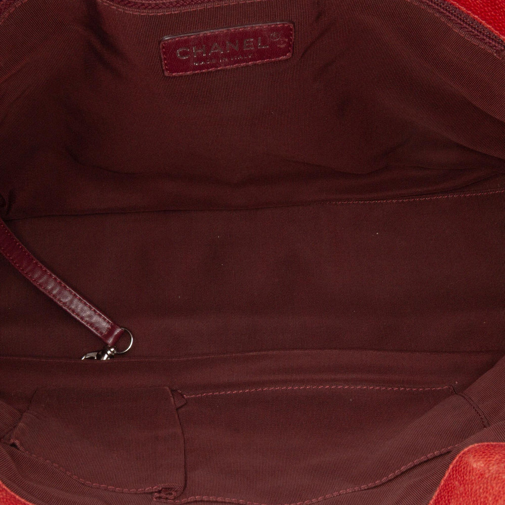 Chanel Quilted Caviar French Riviera Hobo