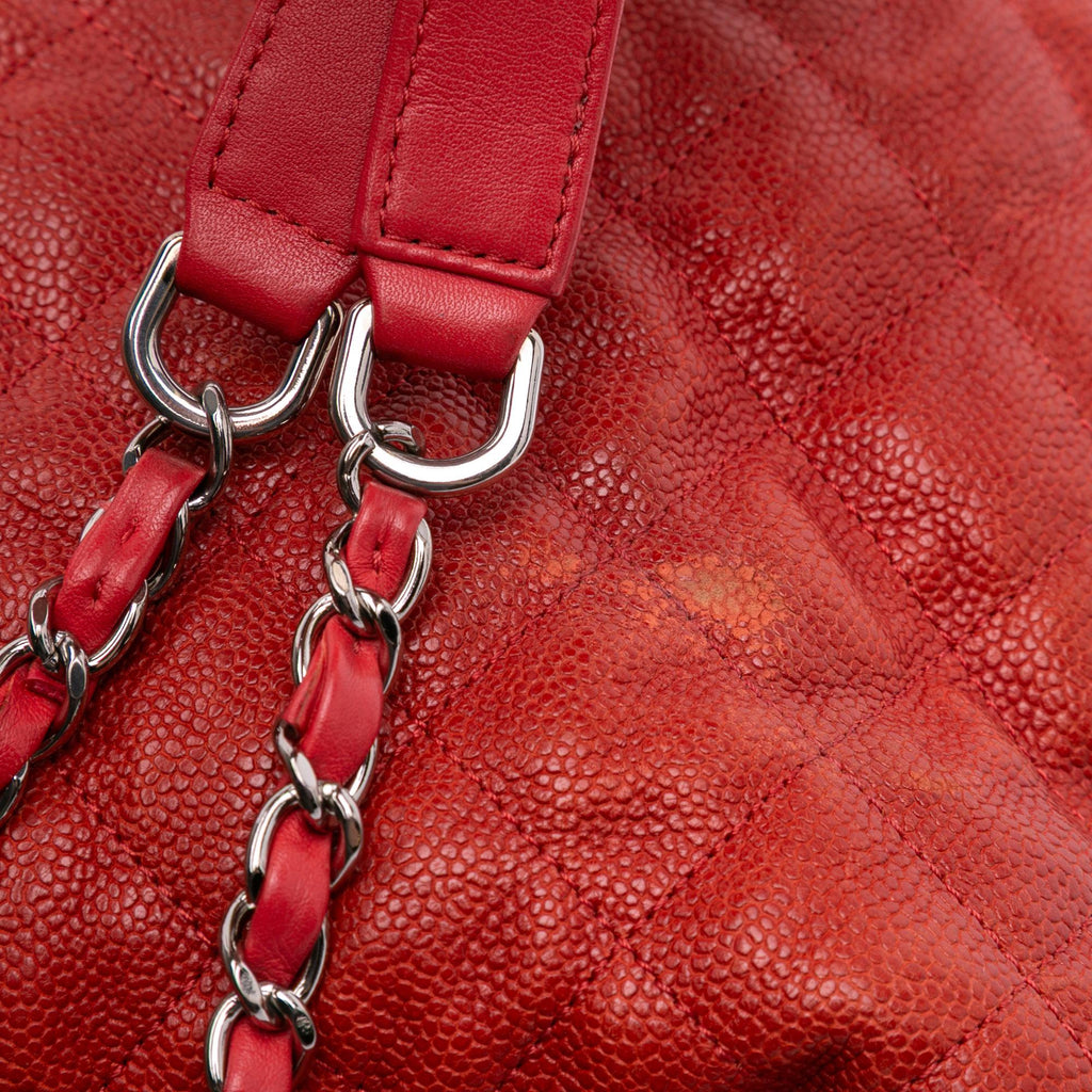 Chanel Quilted Caviar French Riviera Hobo