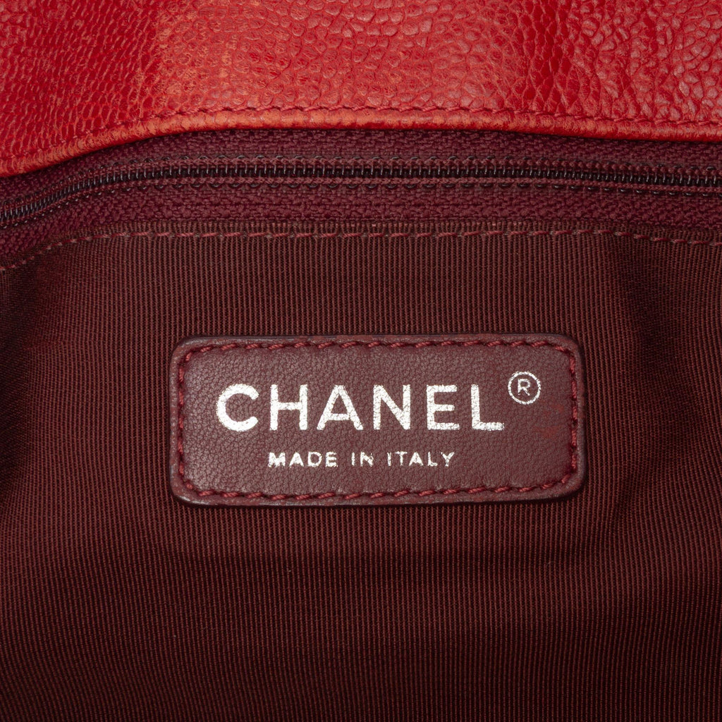 Chanel Quilted Caviar French Riviera Hobo