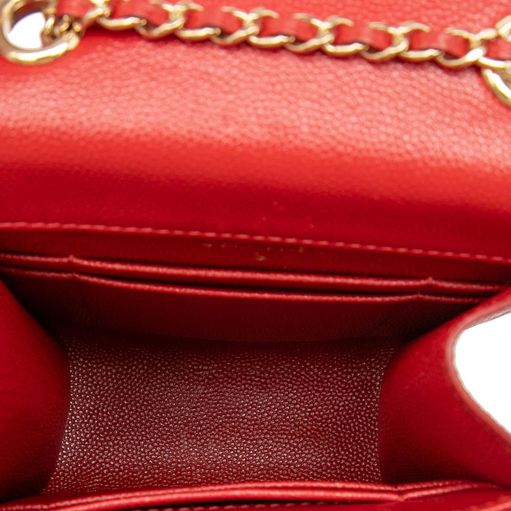 Chanel Quilted Caviar Golden Class Phone Holder