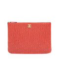 Chanel Quilted Caviar Leather Medium O-Case (SHF-AsHaeD)