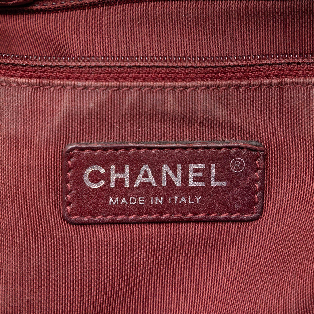 Chanel Quilted Caviar Shopping Tote