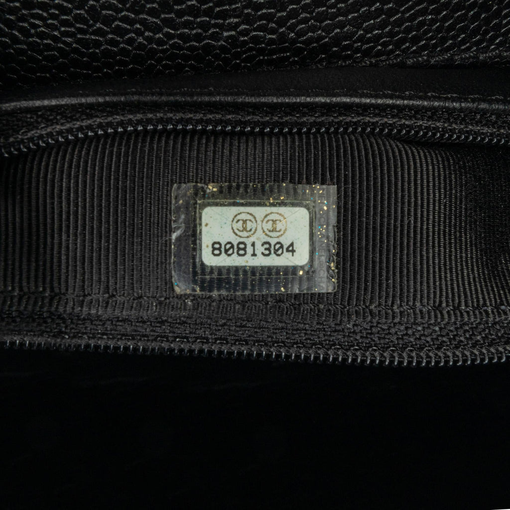 Chanel Quilted Caviar Wood Chain Shoulder Bag (SHG-mtEzPW)