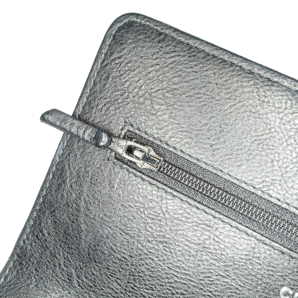 Chanel Quilted Crumpled Calfskin So Black Wallet On Chain (SHG-VI9SVY)