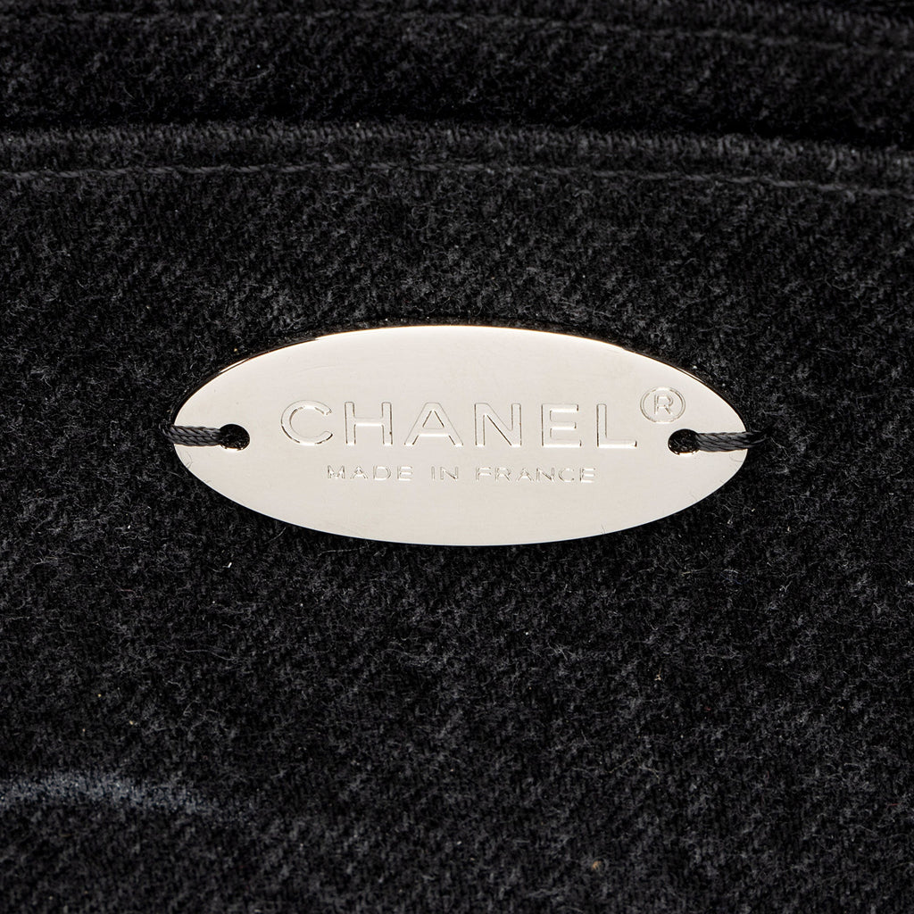 Chanel Quilted Denim CC Jumbo Single Flap Bag