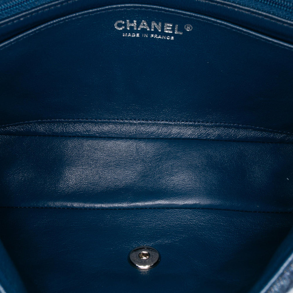 Chanel Quilted Denim Classic Single Flap