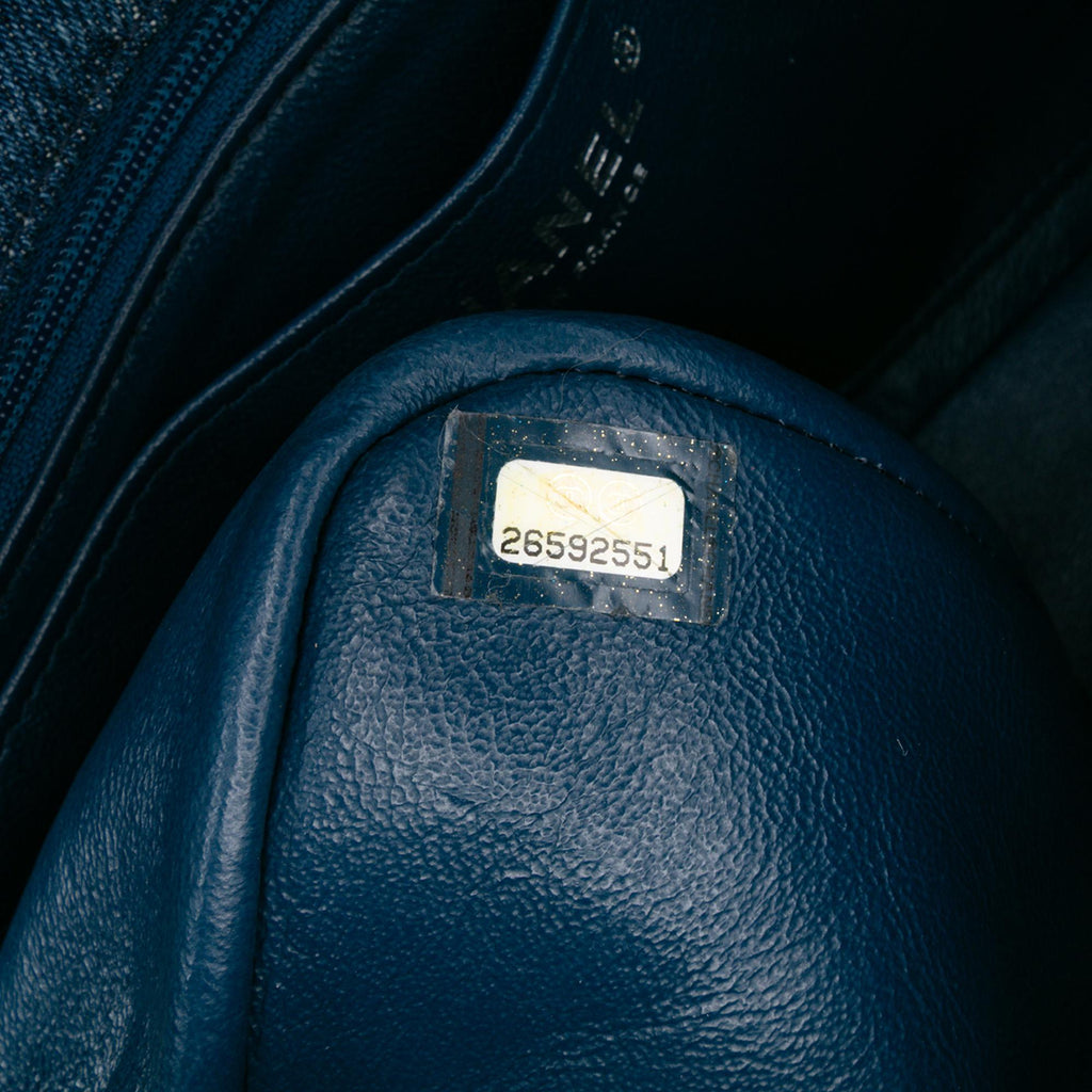 Chanel Quilted Denim Classic Single Flap