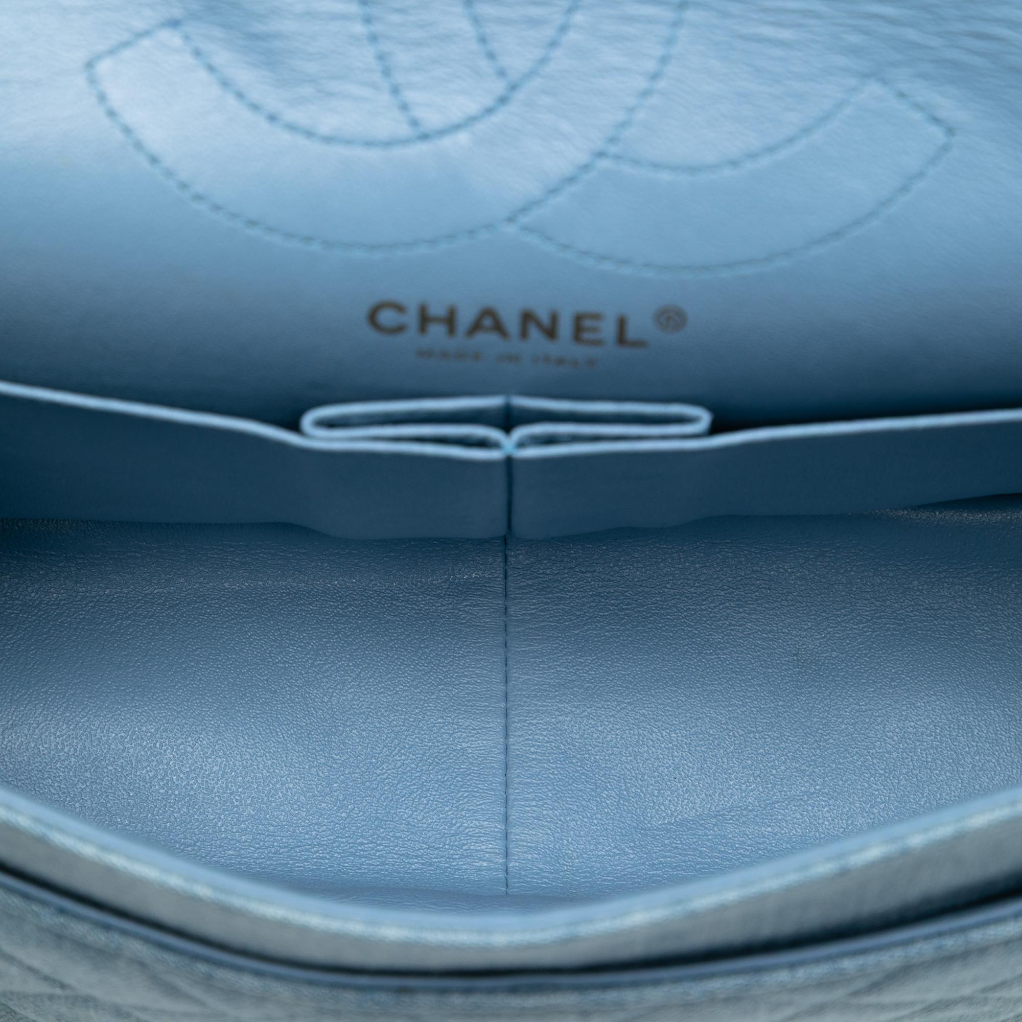 Chanel Quilted Denim Reissue 2.55 Double Flap 226