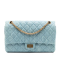 Chanel Quilted Denim Reissue 2.55 Double Flap 226